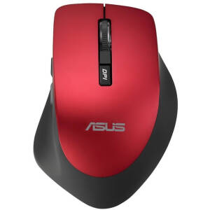 Mouse Asus WT425, optic fara fir cu nano receiver, Rosu