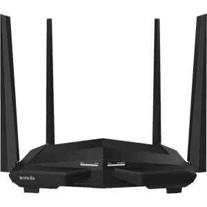 Router wireless, Tenda AC10 AC 1200Mbps Dual-Band, 4 antene, Gigabit