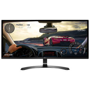 Monitor Gaming LED LG 29", IPS, UltraWide, UWHD 2K, FreeSync, Negru, 29UM59-P