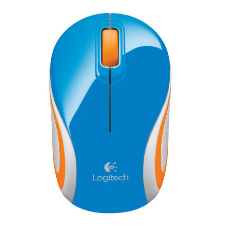 Mouse Wireless Logitech M187, USB, Albastru
