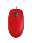Mouse wireless Logitech M110 Silentios, Rosu