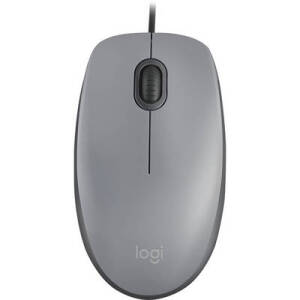 Mouse wireless Logitech M110, Silentios, Gri