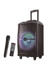 Boxa portabila Akai ABTS-H12L, 40W, microfon wireless, Bluetooth, radio FM, karaoke, USB, lumini disco