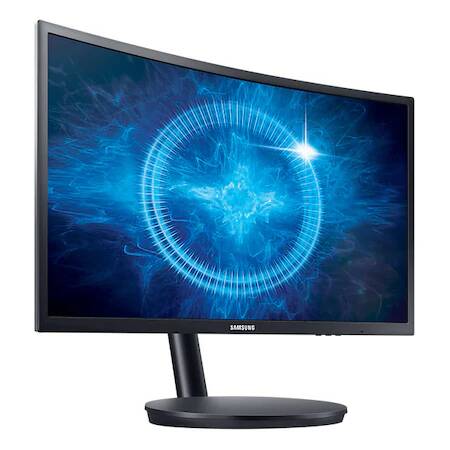 Monitor Gaming Curved LED Samsung  23.5", Full HD, HDMI, Display Port, Negru, C24FG70FQU