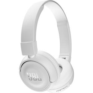 Casti wireless JBL T450BT, bluetooth, alb