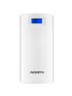 Acumulator extern ADATA P20000D, 2xUSB, LED, 20000 mAh, White