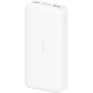 Acumulator extern Xiaomi Redmi Fast Charge Power Bank, 18W, 20000 mAh Alb