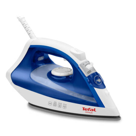 Fier de calcat Tefal Virtuo FV1711E0, 1800W, rezervor apa 0.2L, jet de abur 80g/min, abur variabil 24g/min