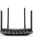 Router Wireless Gigabit TP-LINK Archer A6 AC1200, Dual-band 300 + 867 Mbps, negru