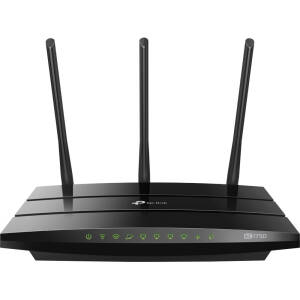 Router wireless TP-Link Archer A7, AC1750, Gigabit, Dual-Band, Negru