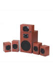 Boxe Genius 5.1, RMS: 125W (5 x 16W + 1 x 45W), telecomanda wireless, wood, „SW-HF5.1 4600” 31731028100