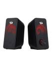 Boxe Redragon Stentor 2.0, Iluminare rosie, Negru