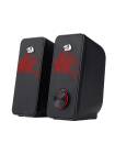 Boxe Redragon Stentor 2.0, Iluminare rosie, Negru