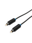 Cablu audio optic Serioux, conectori Toslink tata-tata, 1.5m, negru