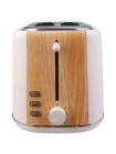 Prajitor de paine Heinner HTP-WH800BB, 800 W, 2 felii, dezghetare, 7 niveluri de rumenire, Alb