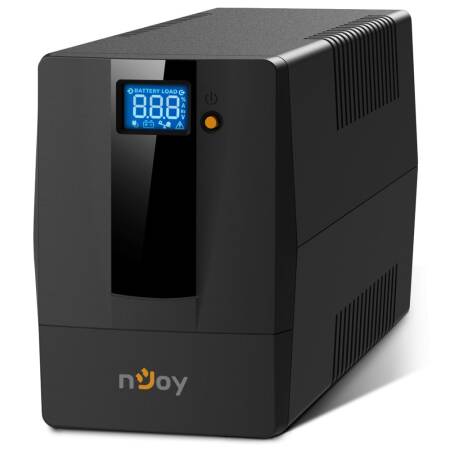 UPS nJoy Horus Plus 600, 600VA/360W, LCD cu ecran tactil, Management, Repornire Automata, Reglaj Automat al Te