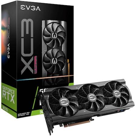 Placa video EVGA GeForce® RTX™ 3070 XC3 ULTRA GAMING, 8GB GDDR6, 256-bit