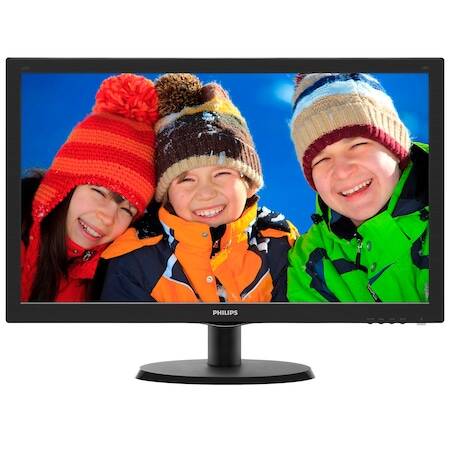 Monitor LED TN Philips 21.5", Wide, Full HD, HDMI, Negru, 223V5LHSB2/00