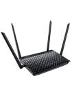 Router Wireless ASUS RT-AC57U, Gigabit, Dual Band, 1200 Mbps, 4 Antene externe (Negru)