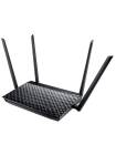 Router Wireless ASUS RT-AC57U, Gigabit, Dual Band, 1200 Mbps, 4 Antene externe (Negru)