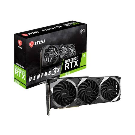 Placa video MSI GeForce RTX 3070 VENTUS 3X, 8GB GDDR6, 256-bit