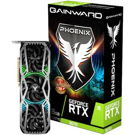 Placa video Gainward GeForce RTX 3070 Phoenix GS, 8GB GDDR6, 256-bit