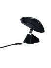 Mouse gaming wireless Razer Viper Ultimate & Dock, Ultrausor 74g, iluminare Chroma RGB, Negru