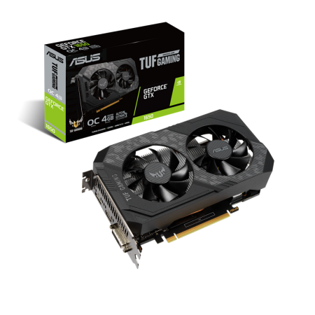 Placa video ASUS TUF Gaming GeForce GTX 1650 OC, 4GB GDDR6, 128-bit
