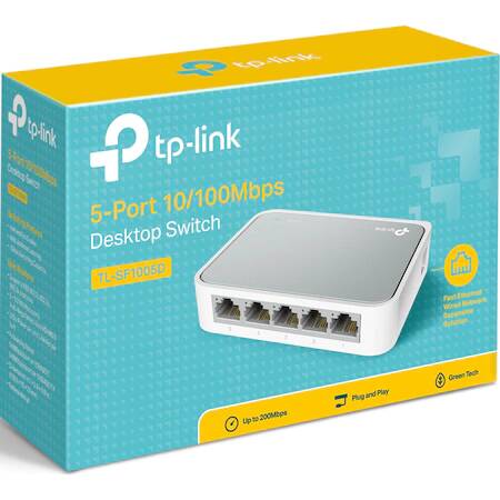 Switch TP-LINK TL-SF1005D, 5 x 10/100Mbps