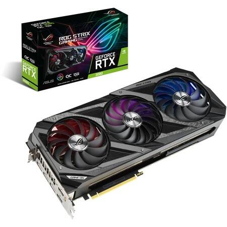 Placa video ASUS ROG Strix GAMING GeForce RTX 3080 OC, 10GB GDDR6X, 320-bit