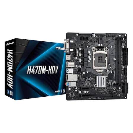 Placa de baza Asrock H470M-HDV Intel LGA 1200 mATX