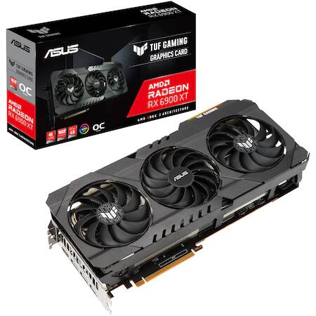 Placa video ASUS TUF Gaming Radeon RX 6900 XT OC, 16GB GDDR6, 256-bit