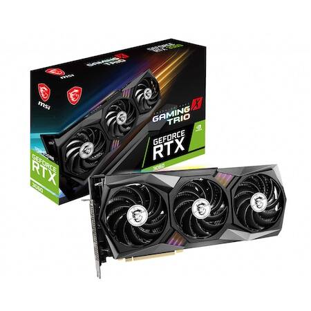 Placa video MSI GeForce RTX 3060 GAMING X TRIO, 12GB GDDR6, 192-bit