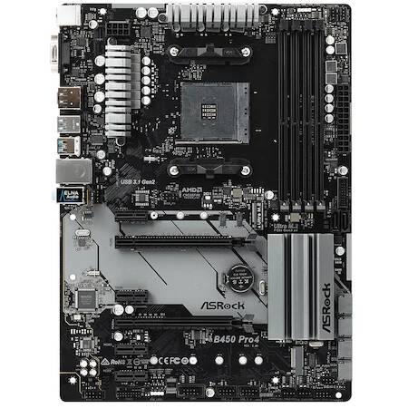 Placa de baza ASRock B450 PRO4, Socket AM4