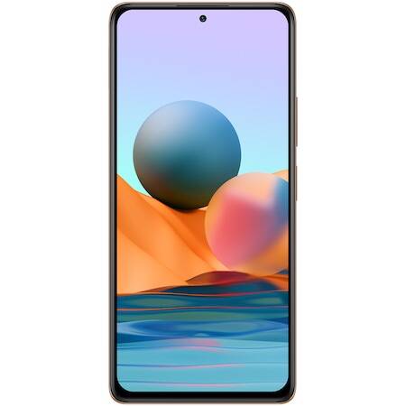 RESIGILAT ! Telefon mobil Xiaomi Redmi Note 10 Pro, Dual SIM, 128GB, 8GB RAM, 4G, Gradient Bronze