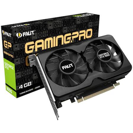 Placa video Palit GeForce® GTX 1650 GP OC, 4GB GDDR6, 128-bit
