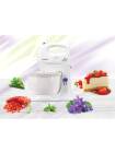 Mixer cu bol Heinner Charm, 300W, 5 viteze + turbo, Alb/Mov