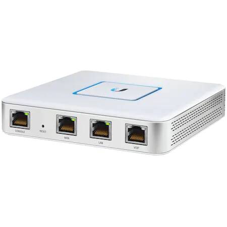 Security Gateway Ubiquiti UniFi, 3xLAN Gigabit, 1x RJ45, Dual-Core 500 MHz MIPS64, 512 MB DDR2 RAM, 2 GB flash
