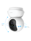 Camera de supraveghere Smart TP-Link Tapo TC70 cu Pan/Tilt 360 grade, Full HD 1080P, Night Vision