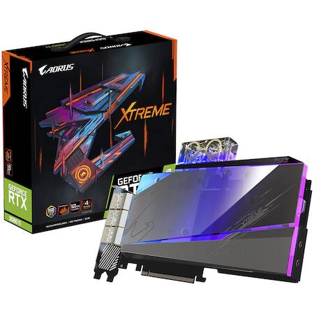 Placa video Gigabyte AORUS GeForce RTX 3080 Ti XTREME WATERFORCE WB, 12GB GDDR6X, 384-bit