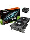Placa video Gigabyte GeForce RTX 3060 Ti EAGLE OC 2.0 LHR, 8GB GDDR6, 256-bit + Sursa MSI MPG A650GF, 80 PLUS® Gold, 650W, ARGB, PFC Pasiv