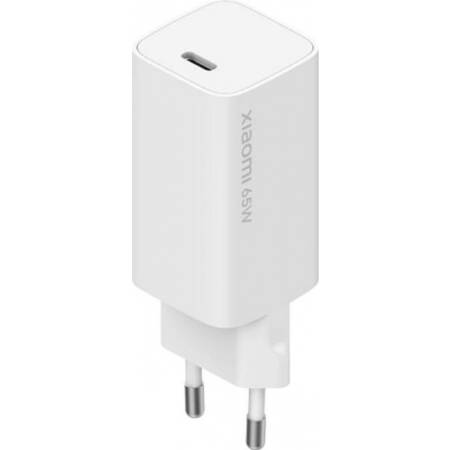 Incarcator retea Xiaomi, 65W Fast Charger, Alb