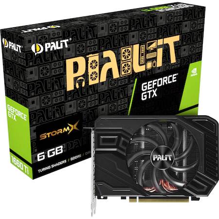 Placa video Palit GTX 1660 TI STORM X, 6GB GDDR6, 192-bit