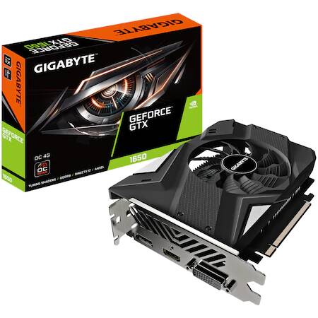 Placa video Gigabyte GeForce GTX 1650 D6 OC, 4GB GDDR6, 128-bit Ver2.0