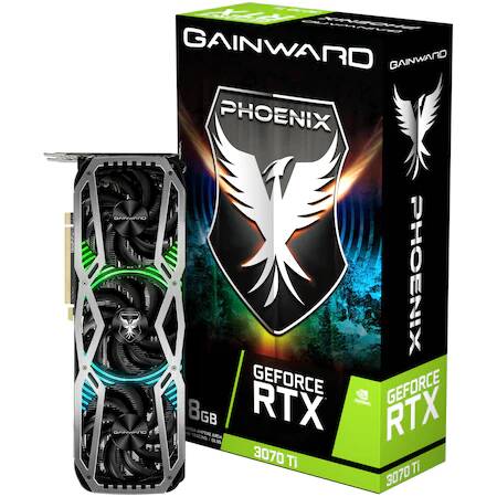 Placa video Gainward GeForce RTX 3070 Ti Phoenix, 8GB GDDR6X, 256-bit
