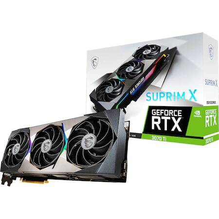 Placa video MSI GeForce RTX 3070 Ti SUPRIM X, 8GB GDDR6X, 256-bit