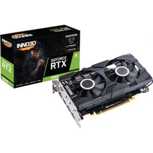 Placa video INNO3D GeForce RTX 2060 Twin X2, 6GB GDDR6, 192-bit, LHR