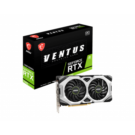 Placa video MSI nVidia GeForce RTX 2060 VENTUS OC 12GB GDDR6 192bit