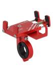 Suport bicicleta Spacer SPBH-METAL-RED pentru smartphone, fixare de ghidon, metalic, cheie de montare,Rosu