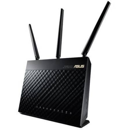 Router Wireless Gigabit ASUS RT-AC68U, Dual-Band 600 + 1300 Mbps, USB 3.0, negru